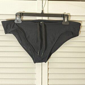 Rufskin Swim Brief - Black Pinhole Mesh